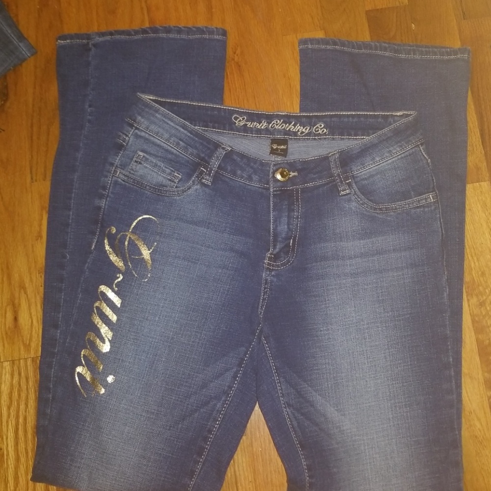 G-Unit Clothing Co Logo Jean Sz 7 NEW
